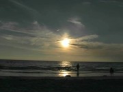 Sunset Scene at Beach