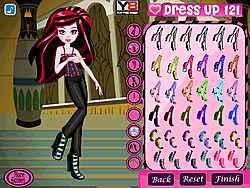Juega Monster High Draculaura Dress Up Make Up en línea en 