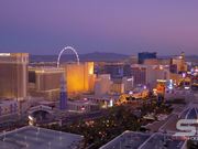 Beautiful lights of Las Vegas strip in Ultra HD