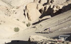 Guy Riding Mountain Bike in Slow Motion - Sports - VIDEOTIME.COM