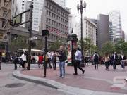 Crossing the Street in San Francisco