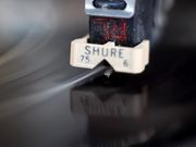 Rotating Vinyl Record Player Needle Close Up