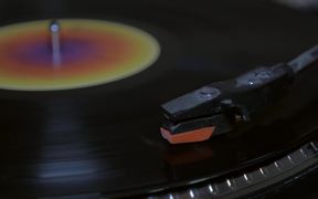 Close Up of Vinyl Needle Record in HD - Tech - VIDEOTIME.COM