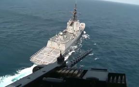 NATO's Counter Piracy Flagship Tests Readiness - Tech - VIDEOTIME.COM