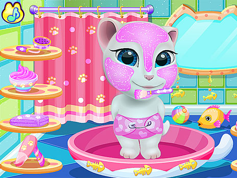 Talking Angela At Spa Session Game - Play Online At Y8.Com
