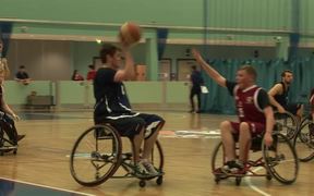 University Competition in Wheelchair Basketball - Sports - VIDEOTIME.COM