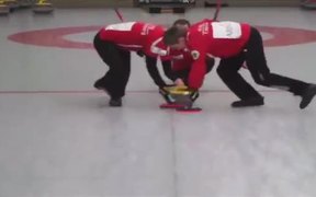 Unusual Sport Game Curling
