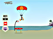 Daffy Duck Sky Diving - Y8.COM