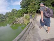 Large Pond Romantic Place at Hikone Castle