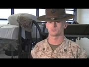 Drill Instructor Makes Marines