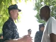 Commander Carrier Strike Group 1 Visits Haiti