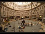 Time-lapse of Rotunda Floor & Art Protection 2015