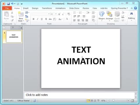 PowerPoint - Add Animations to Text - Fun - Y8.com