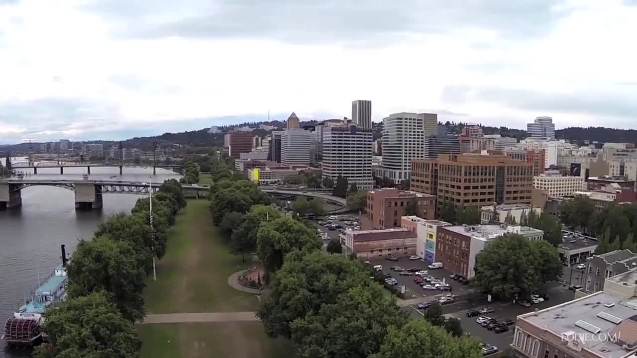 Bird's Eye View of Portland