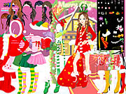 Christmas Charlotte Dressup - Girls - Y8.com