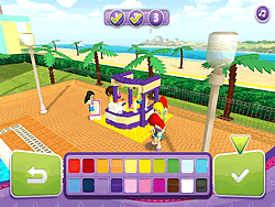 Lego Friends: Pool Party Game - Play online at Y8.com