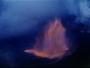 Lava Fountain - Overhead Shot