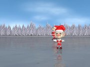 Santa On Ice