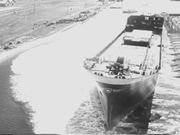Sideways Launching of a Ship
