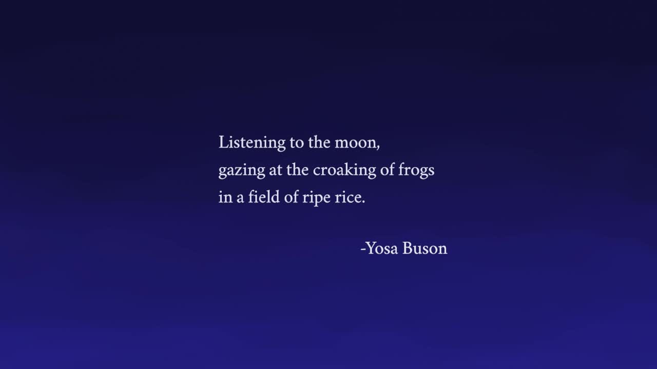 Listening to the Moon