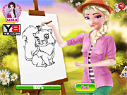 Elsa Drawing Lessons - Girls - Y8.COM