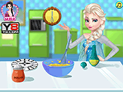 Elsa cooking Pound Cake - Girls - Y8.COM