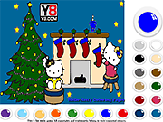 Hello Kitty Christmas Coloring - Girls - Y8.COM