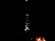Campfire & Full Moon with Beethoven Symphony