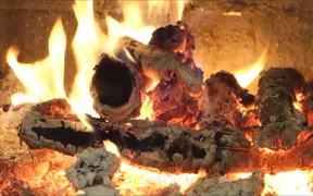 Beethoven - Symphony No 1 and Fireplace in Macro - Music - VIDEOTIME.COM