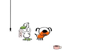 Dog And Duck - Happy Passover Clip