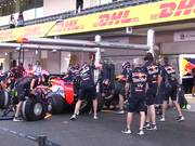 Red Bull Racing Pit Stop Practice